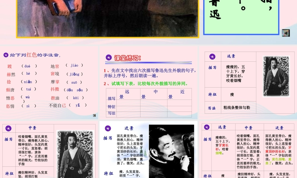 六年级语文上册 第五组 19 一面课件3 新人教版-新人教版小学六年级上册语文课件