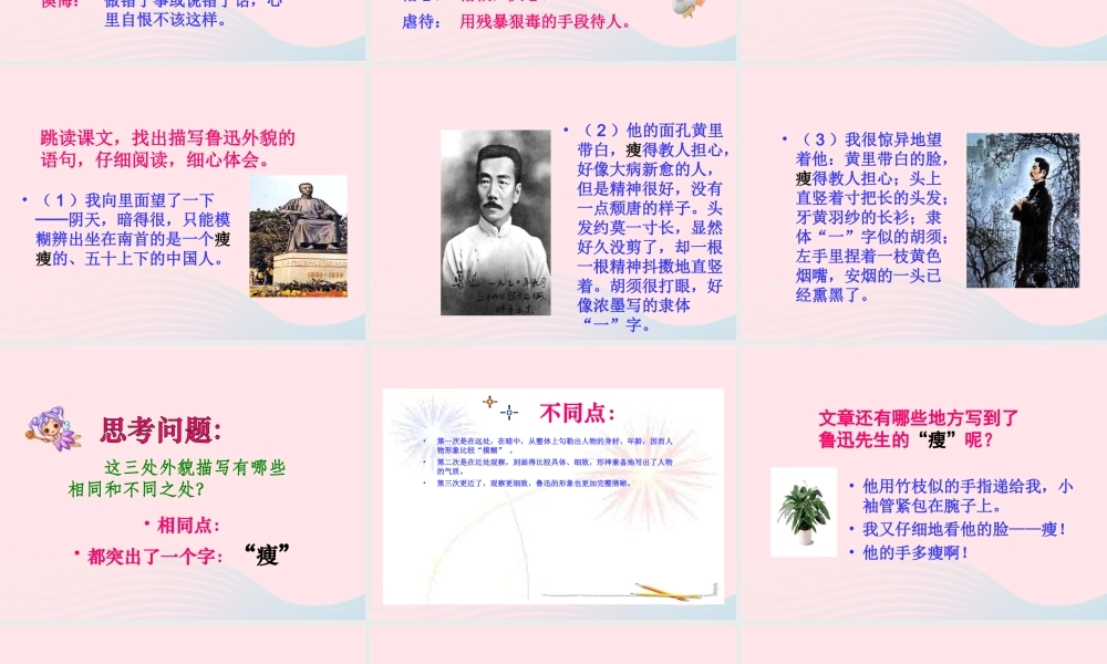 六年级语文上册 第五组 19一面课堂教学课件2 新人教版-新人教版小学六年级上册语文课件