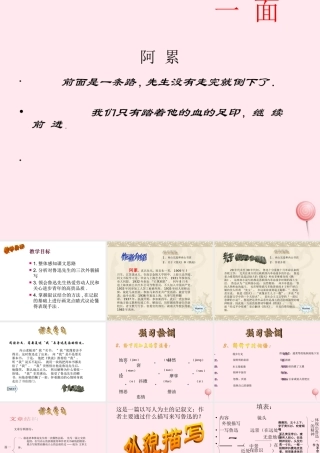 六年级语文上册 第五组 19一面课堂教学课件3 新人教版-新人教版小学六年级上册语文课件