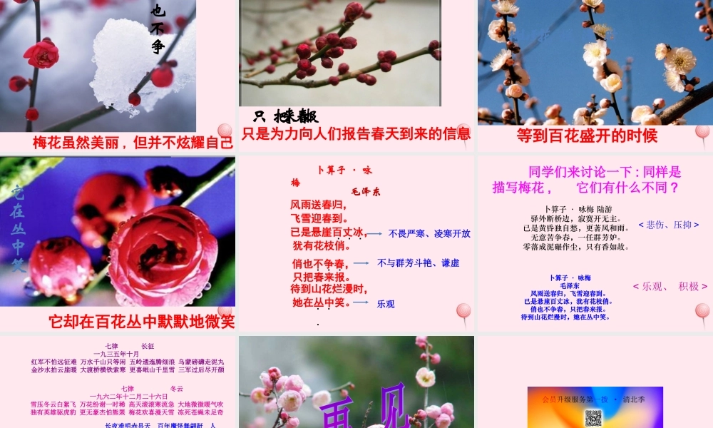 六年级语文上册 第五单元 21《词二首》优秀同步课件 冀教版-冀教版小学六年级上册语文课件