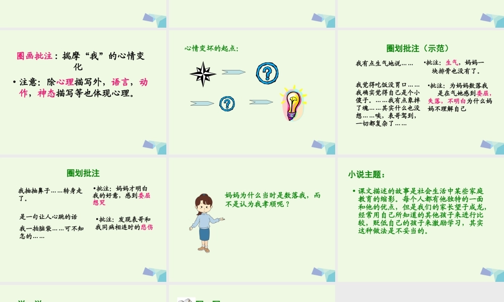 六年级语文上册 表哥驾到课件3 湘教版-湘教版小学六年级上册语文课件