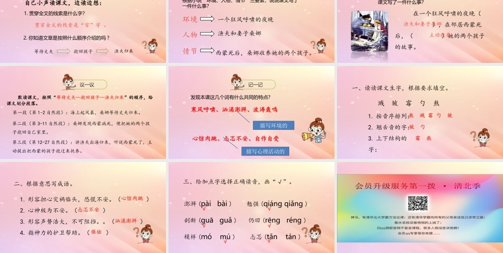 六年级语文上册 第四单元 13 穷人（第一课时）课件 新人教版-新人教版小学六年级上册语文课件