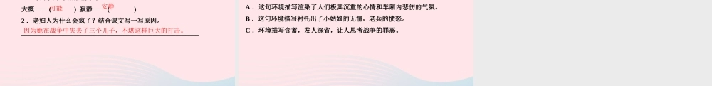 六年级语文上册 第四单元 14在柏林作业课件 新人教版-新人教版小学六年级上册语文课件