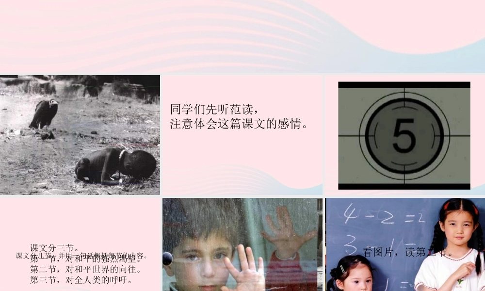 六年级语文上册 第四单元 16《世界儿童和平条约》原创课件 冀教版-冀教版小学六年级上册语文课件