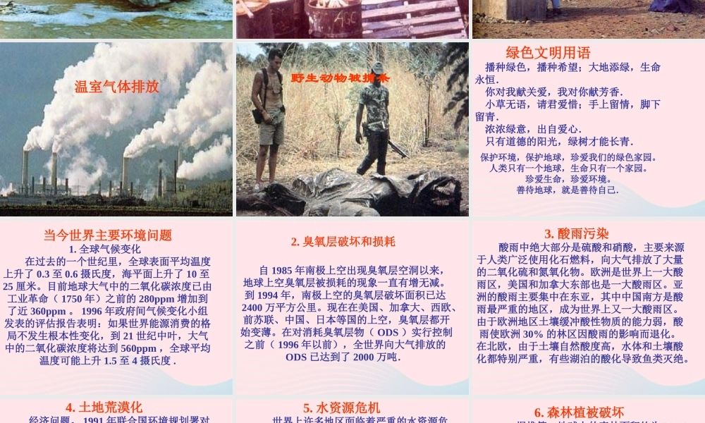 六年级语文上册 第四单元 20《地球万岁》精品课件 冀教版-冀教版小学六年级上册语文课件