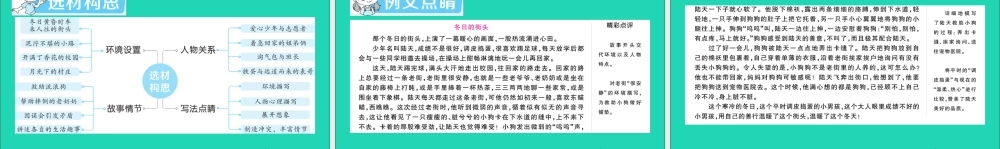 六年级语文上册 第四单元 习作四 笔尖流出的故事作业课件 新人教版-新人教版小学六年级上册语文课件