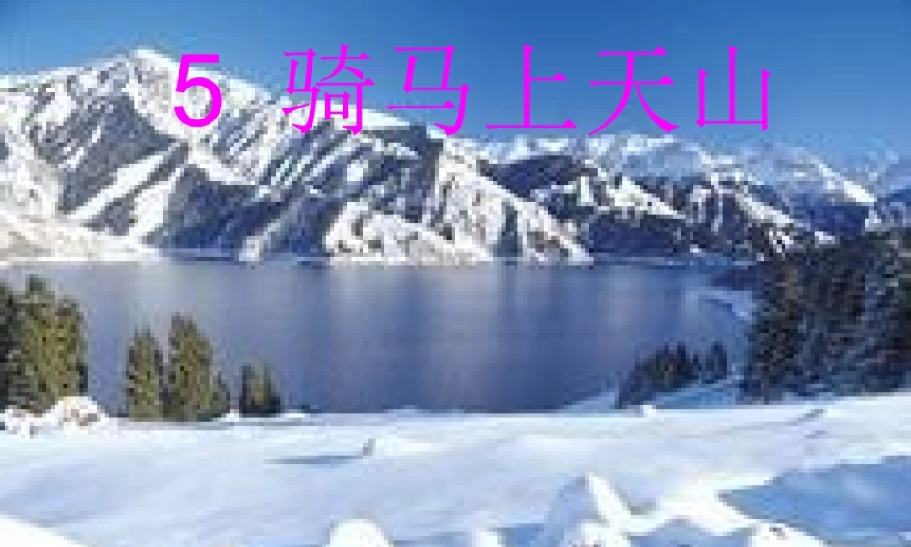 六年级语文上册《骑马上天山》课件6 语文A版-语文A版小学六年级上册语文课件