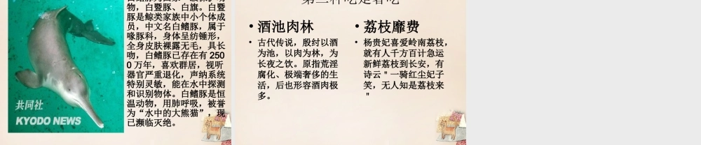 六年级语文上册《说吃》课件3 长春版-长春版小学六年级上册语文课件
