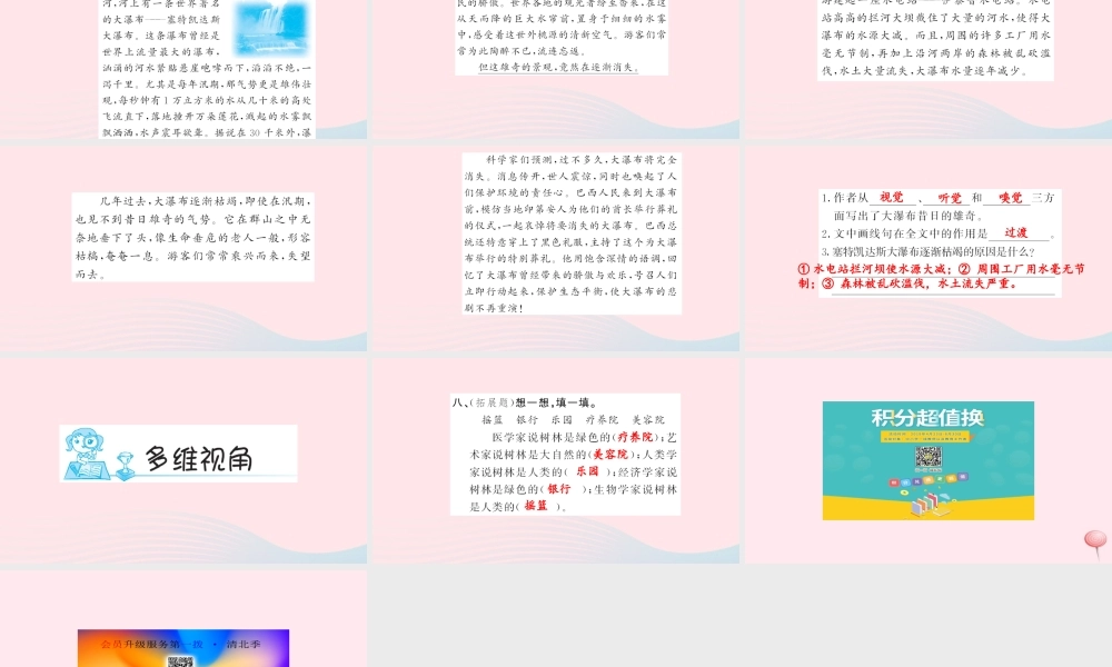 六年级语文上册 第四组 15 这片土地是神圣的习题课件 新人教版-新人教版小学六年级上册语文课件