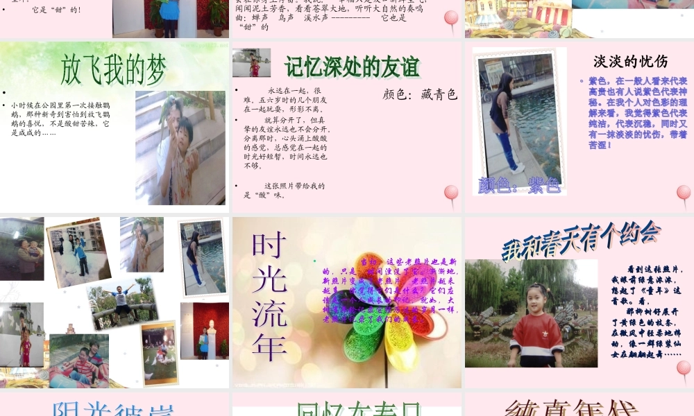 六年级语文上册《我的一张照片》课件2 沪教版-沪教版小学六年级上册语文课件