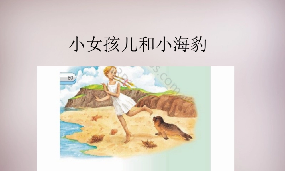 六年级语文上册《小女孩儿和小海豹（一）》课件 语文A版-语文A版小学六年级上册语文课件