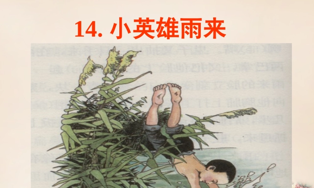 六年级语文上册《小英雄雨来》课件1 长春版-长春版小学六年级上册语文课件