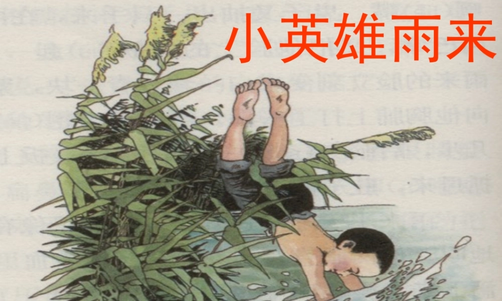 六年级语文上册《小英雄雨来》课件2 语文A版-语文A版小学六年级上册语文课件