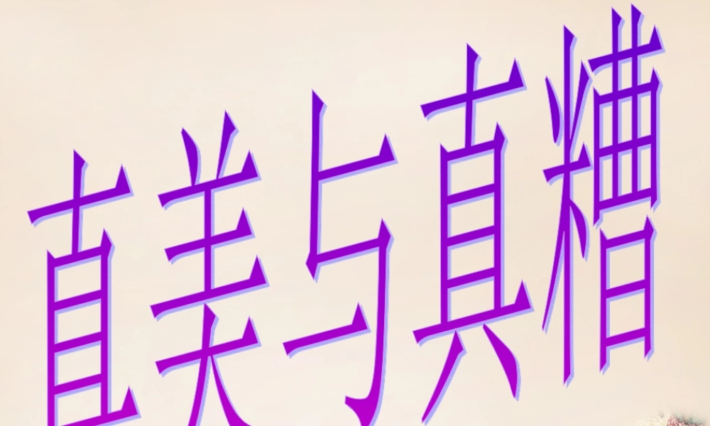 六年级语文上册《“真美”与“真糟”》课件5 长春版-长春版小学六年级上册语文课件