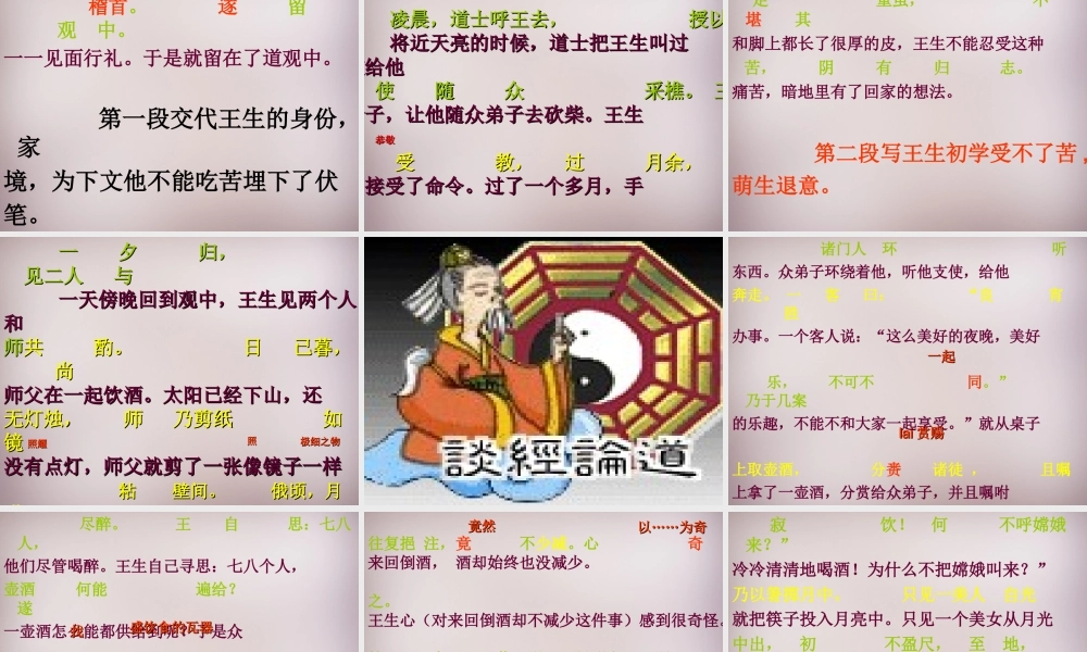 六年级语文上册《劳山道士》课件3 语文A版-语文A版小学六年级上册语文课件