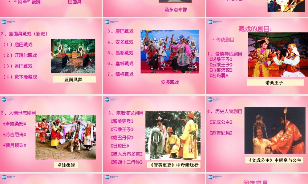 六年级语文下册 7.藏戏 拓展阅读 藏戏介绍课件 新人教版-新人教版小学六年级下册语文课件