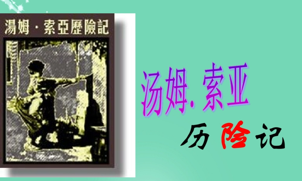 六年级语文下册 17《汤姆索亚历险记》课件 新人教版-新人教版小学六年级下册语文课件