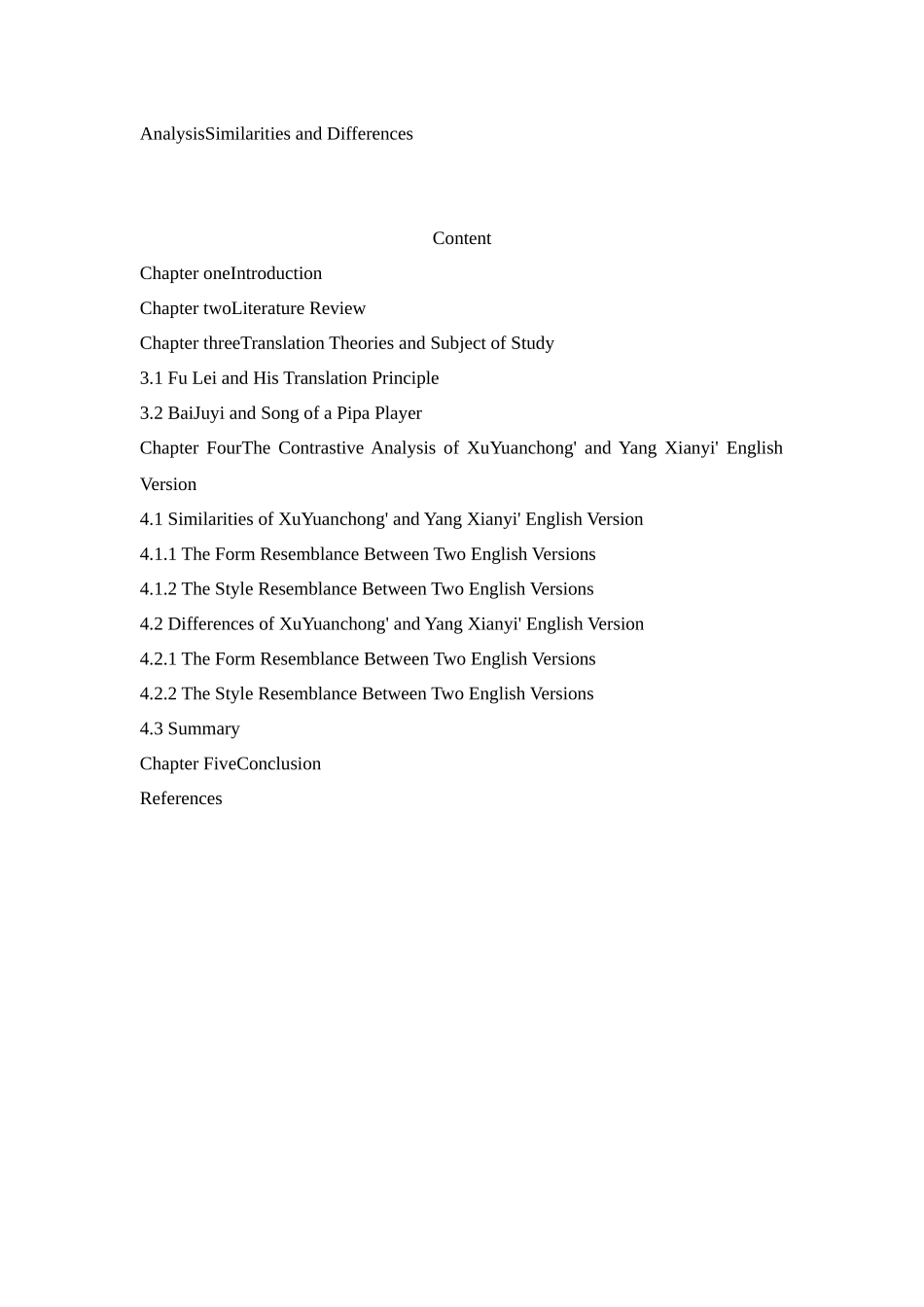 “神似论”角度下的《琵琶行》英译本―对比分析许渊冲及杨宪益译本的异同分析研究  英语学专业_第3页