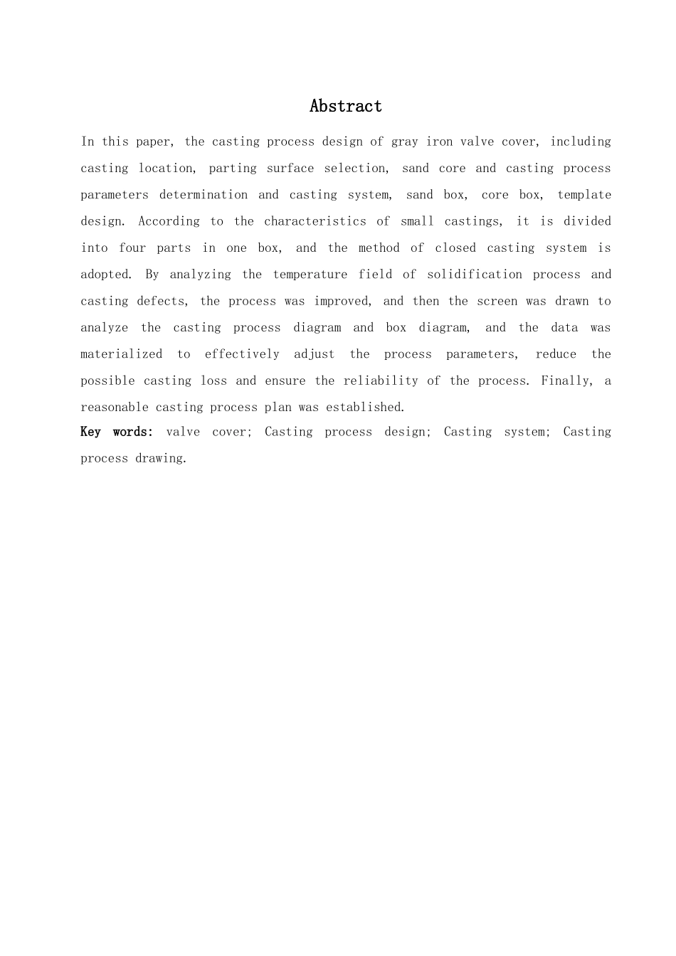 HT150阀体的铸造工艺设计和实现 机械制造专业_第2页