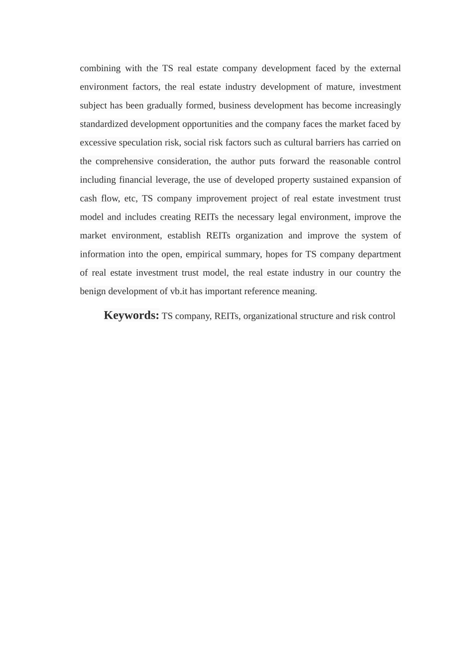 TS公司房地产投资信托基金模式探析分析研究  财务会计学专业_第3页