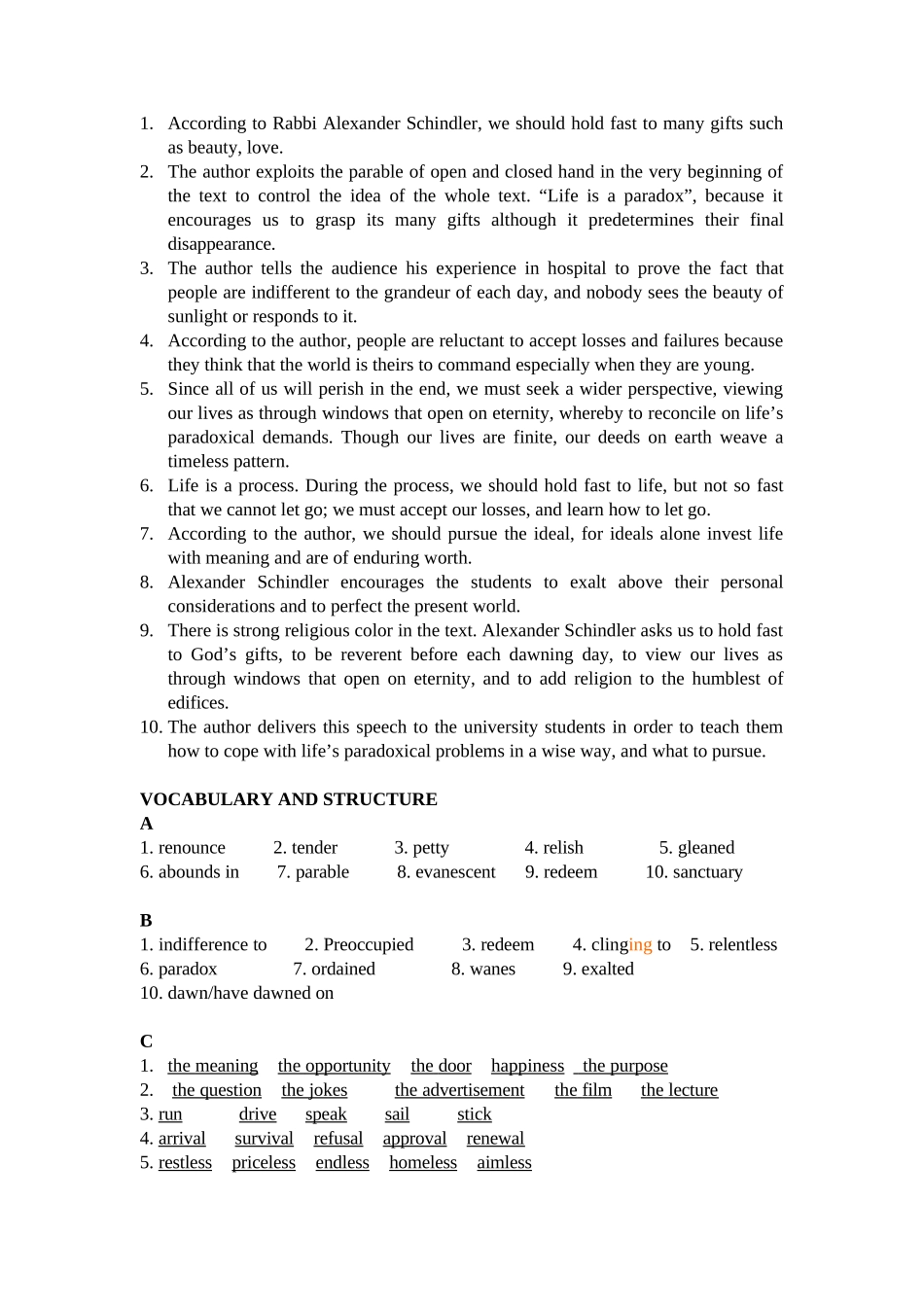 暨南大学研究生英语读写译参考答案和参考译文_第3页