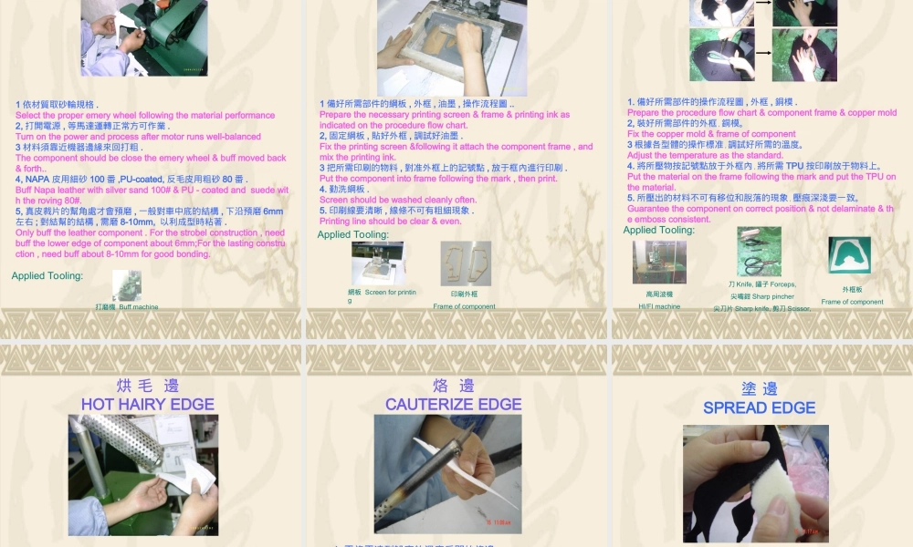 制鞋业标准流程之--裁断篇(图文并茂)