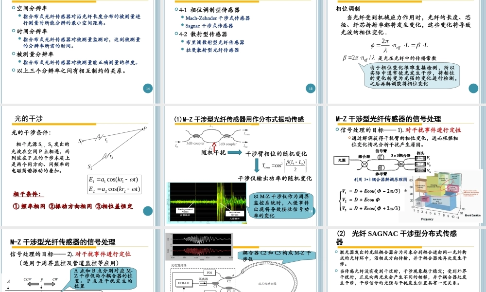 分布式光纤传感技术资料讲诉