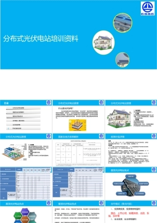 分布式光伏电站培训资料课件