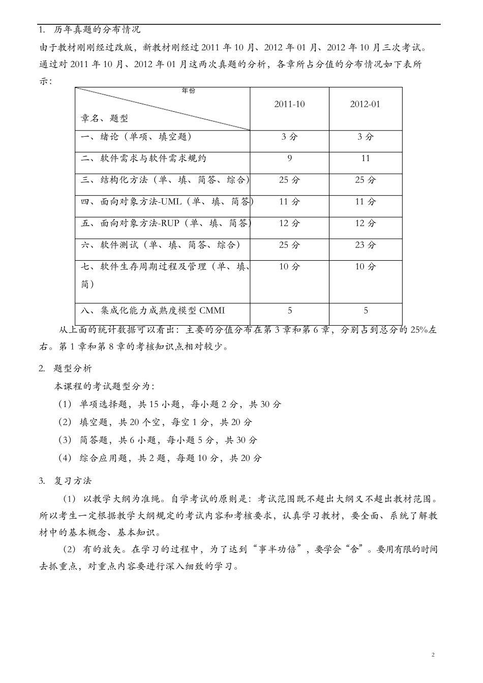 《软件工程》自考02333重点难点汇集_第2页
