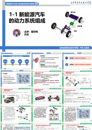 1-1新能源汽车与传统内燃机汽车的动力区别