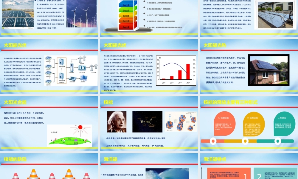 新能源简述新能源介绍
