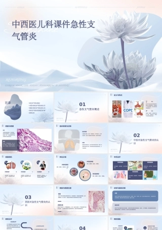 中西医儿科课件急性支气管炎