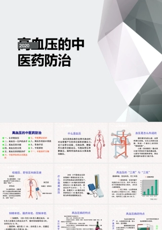 高血压中医药防治
