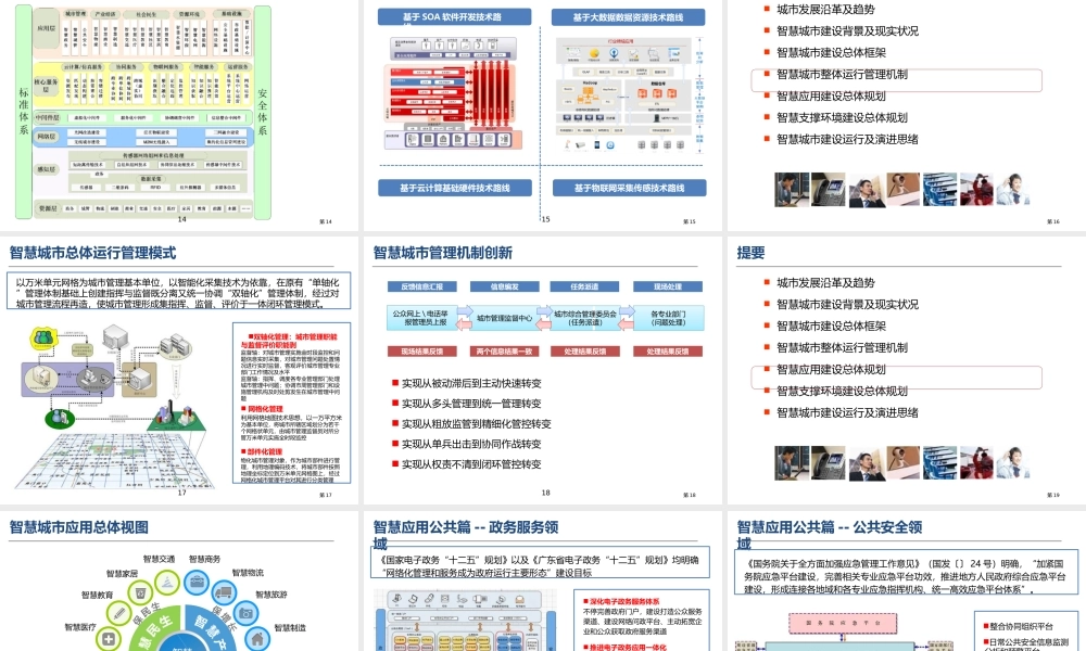 智慧城市咨询服务项目智慧城市顶层设计方案