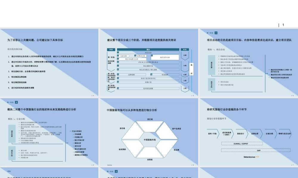 咨询项目建议书模板