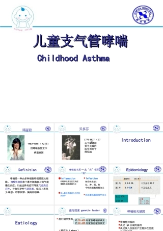 儿童支气管哮喘课件