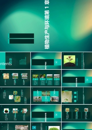 植物生产与环境第1章课件汇总