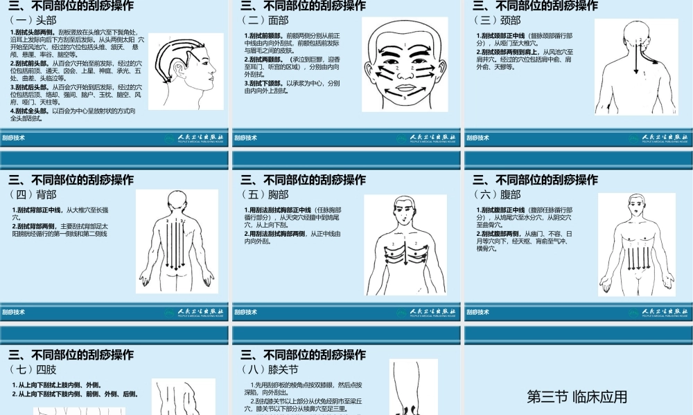 传统康复治疗技术刮痧技术