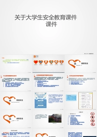 大学生安全教育课件