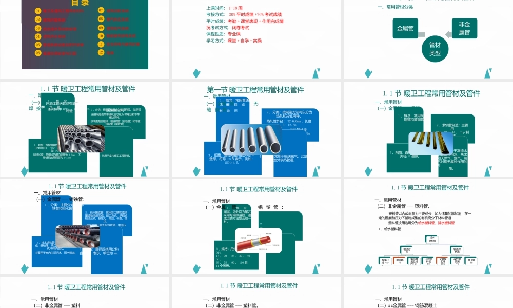《建筑设备安装识图与施工工艺》课件