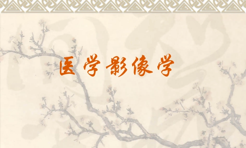 医学影像学课件