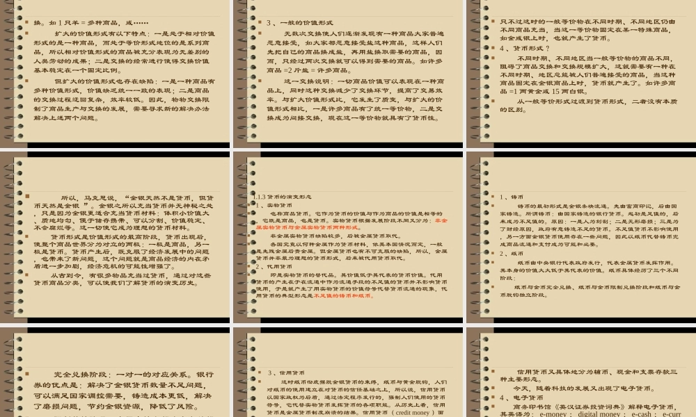 货币金融学(2版)课件全套电子课件