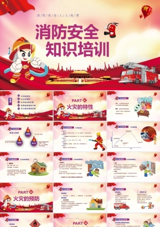 企业公司火灾应急消防知识培训