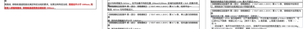 化工企业钢格栅技术要求（附依据）