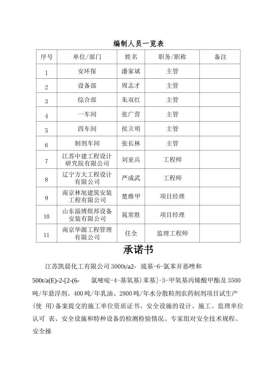 化工项目试生产方案完整_第2页
