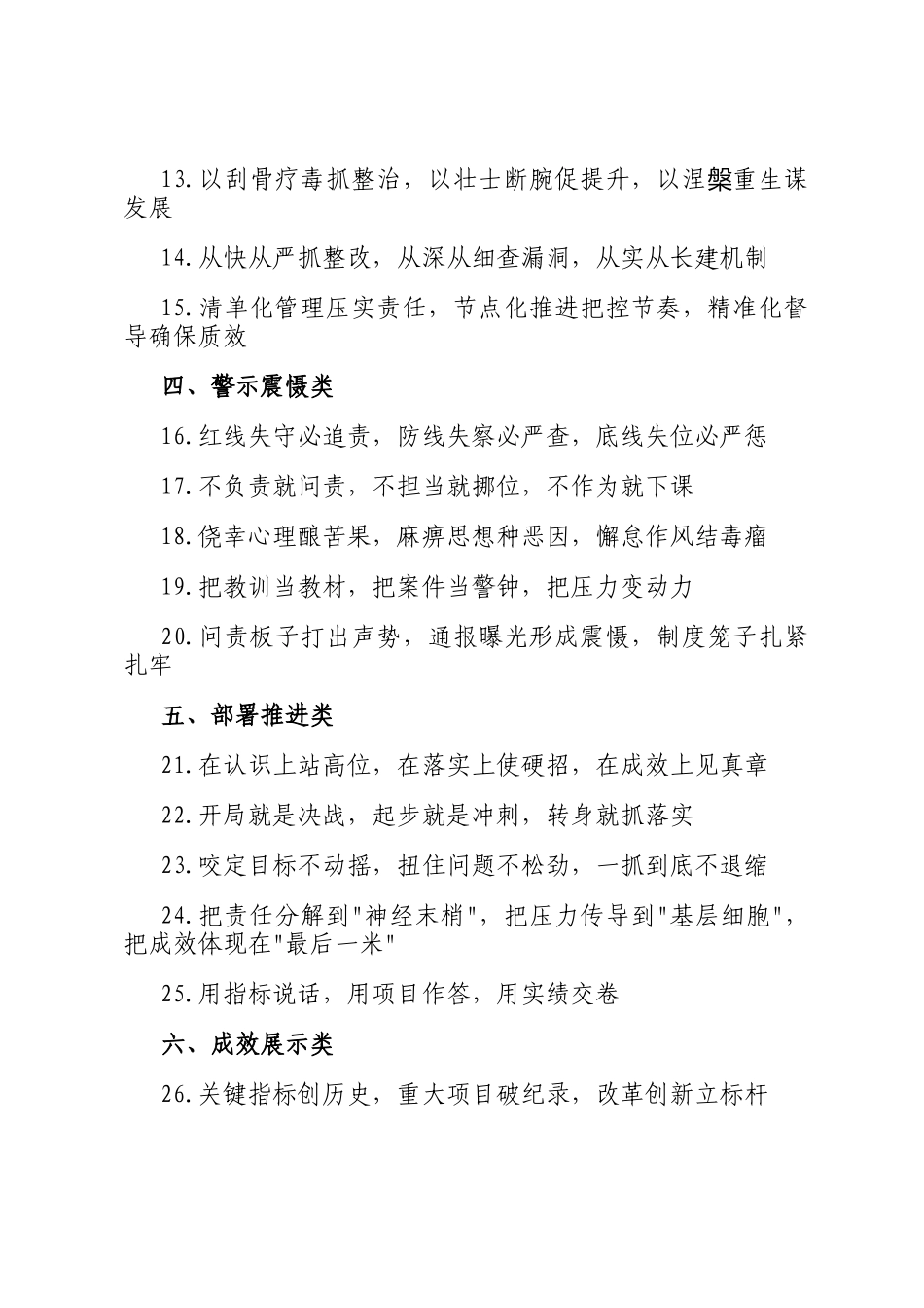通报类文章排比金句40组_第2页