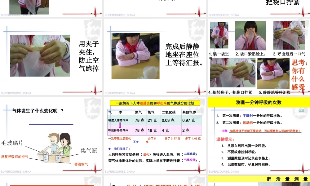 四年级科学上册 《运动起来会怎样（一）》课件 教科版