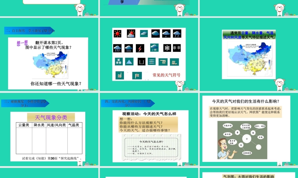 四年级科学上册 1.1《我们关心天气》课件 教科版-教科版小学四年级上册自然科学课件