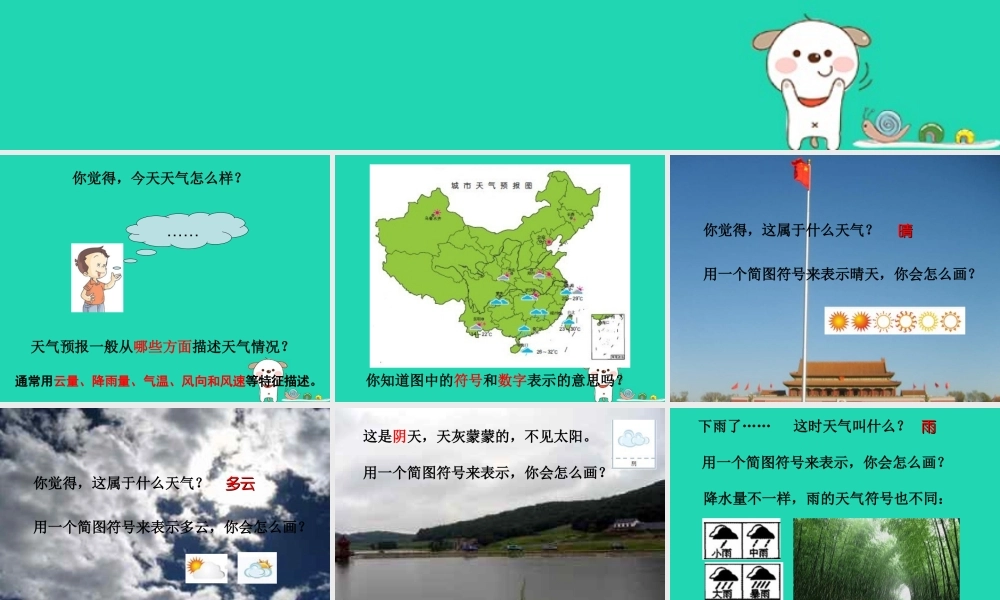 四年级科学上册 1.1我们关心天气课件 教科版-教科版小学四年级上册自然科学课件