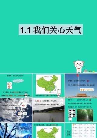 四年级科学上册 1.1我们关心天气课件 教科版-教科版小学四年级上册自然科学课件